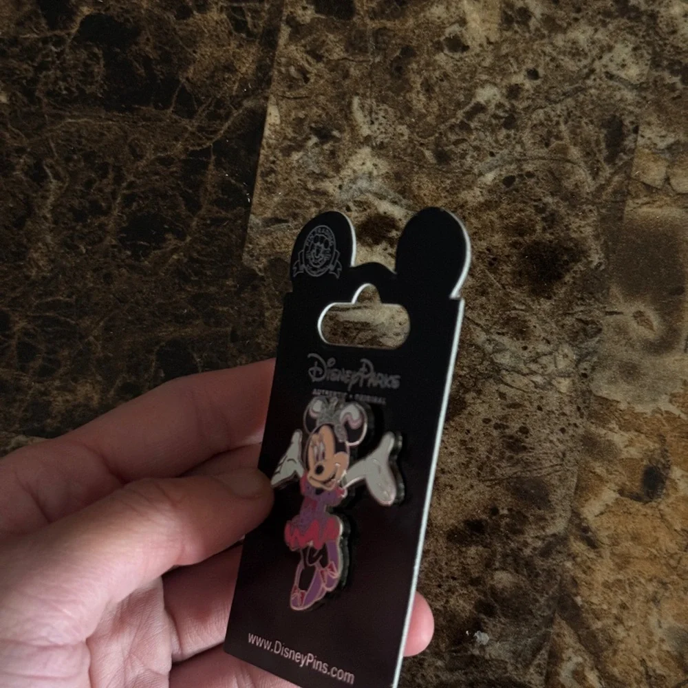 Disney Minnie Mouse Pin - Pink and Black